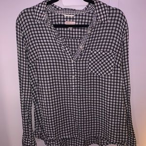 Merona Checkered Blouse
